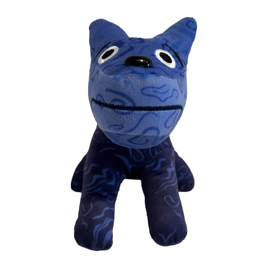 Blue James Marriott dog plush toy 